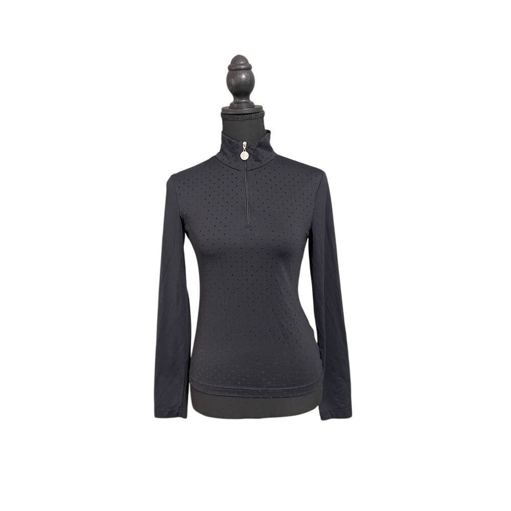 Women’s GOLFINO Ladies FLOCK PRINT LONG SLEEVE TROYER Underlayer Top